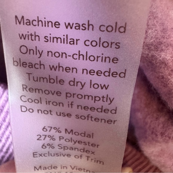 CALIA by Carrie Underwood Purple Crew Sweatshirt Ultra Soft Size Small - Picture 4 of 7